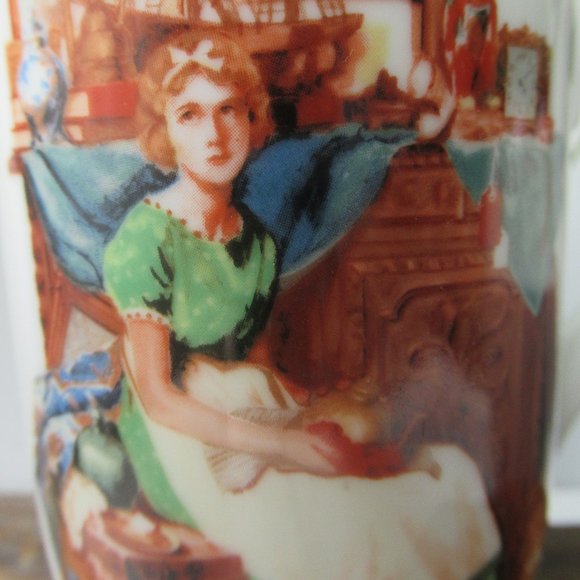 Porcelain Mug Norman Rockwell Collection "Dreams in The Antique Shop" - Picture 2 of 11